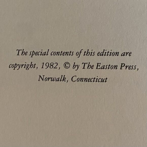 Typee By Herman Melville 1982 Easton Press Collector's Edition Leather Book - Picture 13 of 14